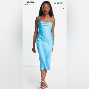 ASOS midi slip dress